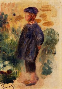 皮埃爾 奧古斯特 雷諾阿 Portrait of a Kid in a Beret 皮埃爾 奧古斯特 雷諾阿 Portrait of a Kid in a Beret